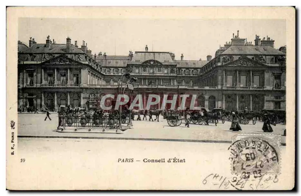 Paris — Conselho de Estado — B. F., Paris, n°10 - Frente