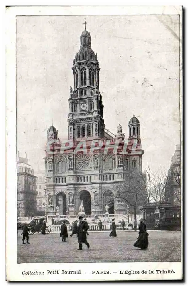 Paris — A Igreja da Trindade — Coleção Petit Journal - Frente