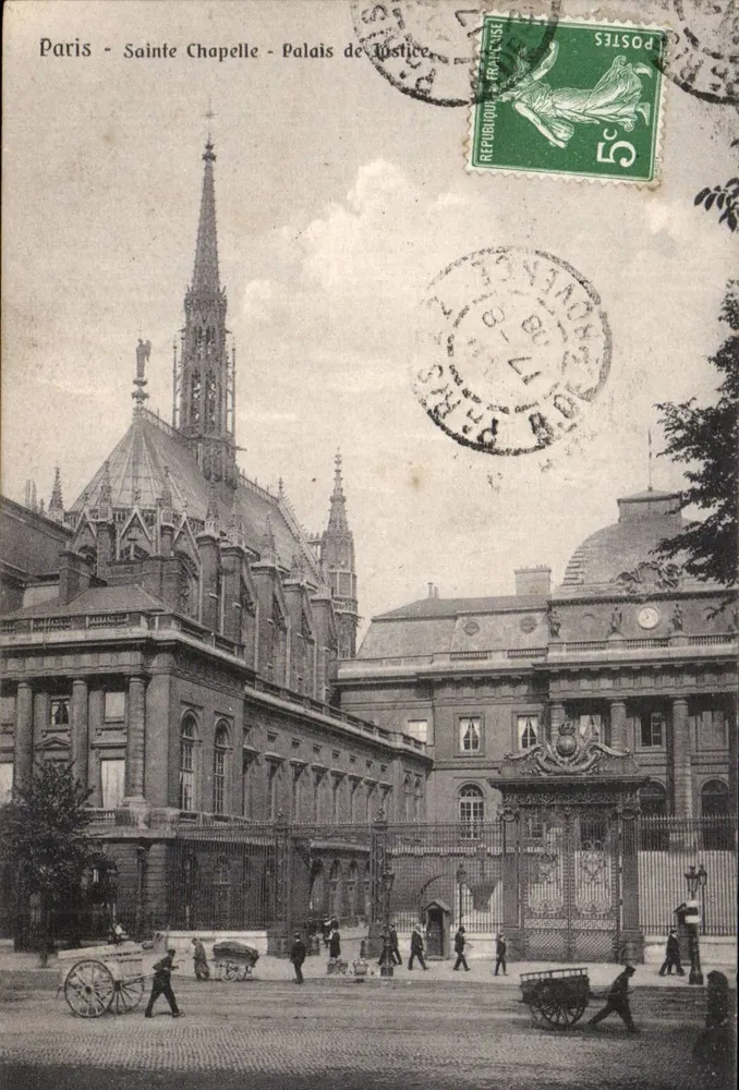 Paris - Capela Santa - Palácio da Justiça — editor G.M. du L. n°30 - Frente