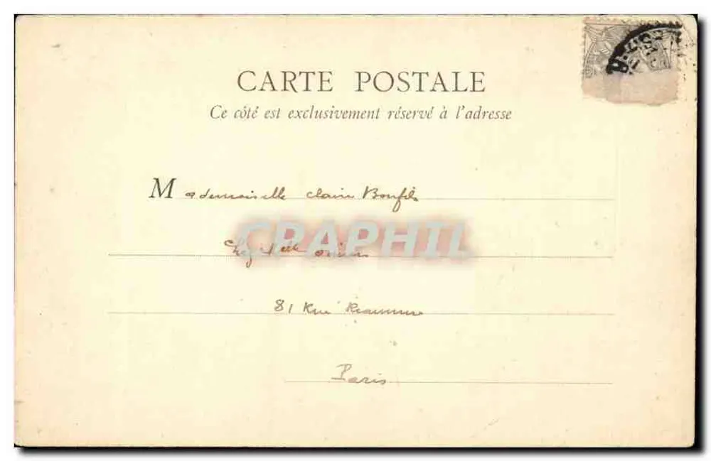 Paris — Parque das Buttes-Chaumont — B.F. Paris, n°37 - Verso