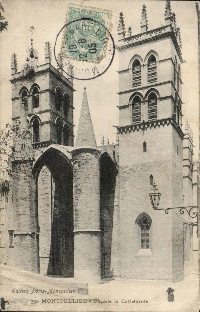 Fachada da Catedral — Montpellier — Edição Paris-Montpellier, n° 390 - Frente