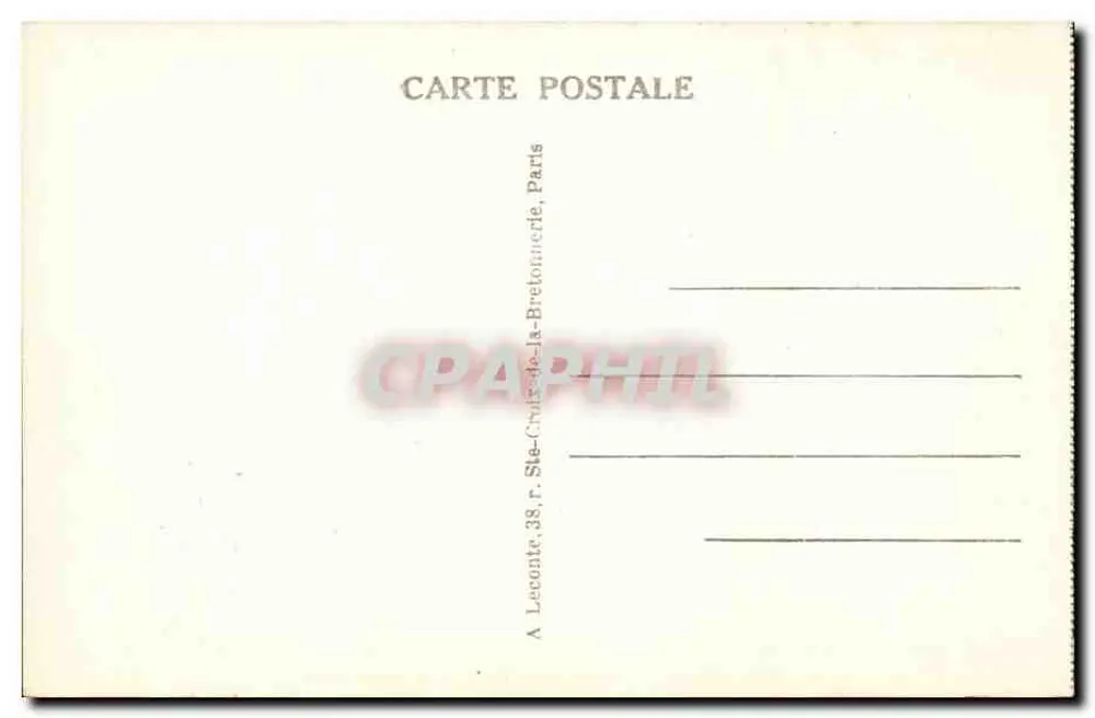 Paris — Hotel de Ville — The Town Hall — 46 - Verso