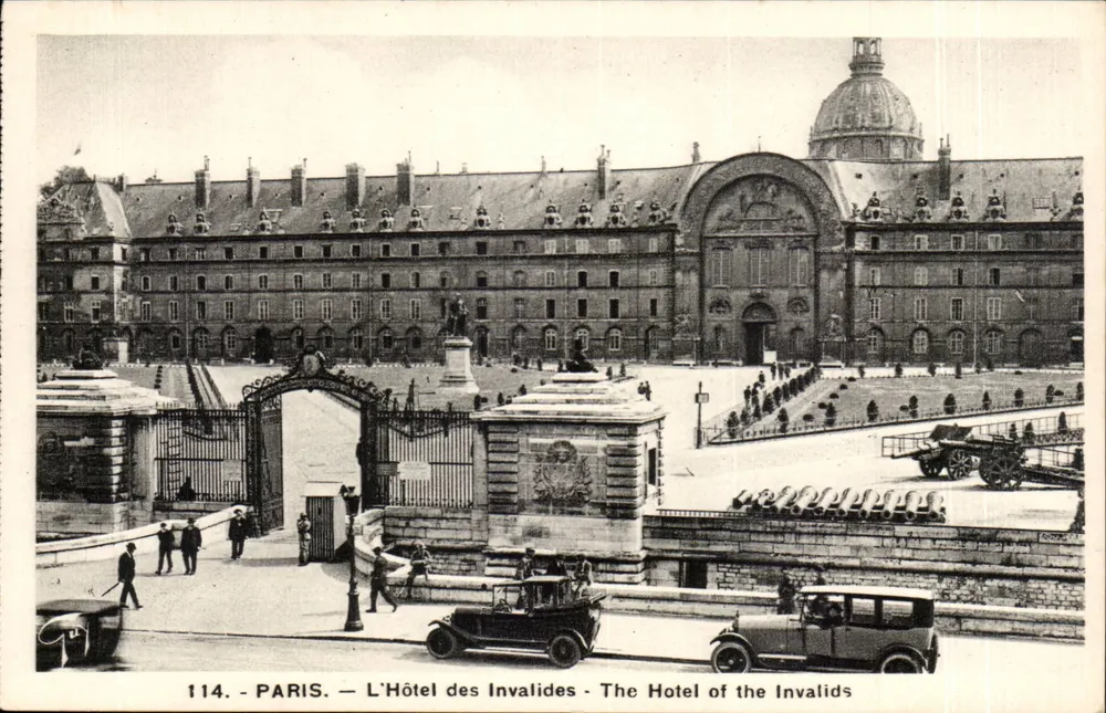 Paris — O Hotel dos Invalidos — editor A. Leouite, n° 114 - Frente