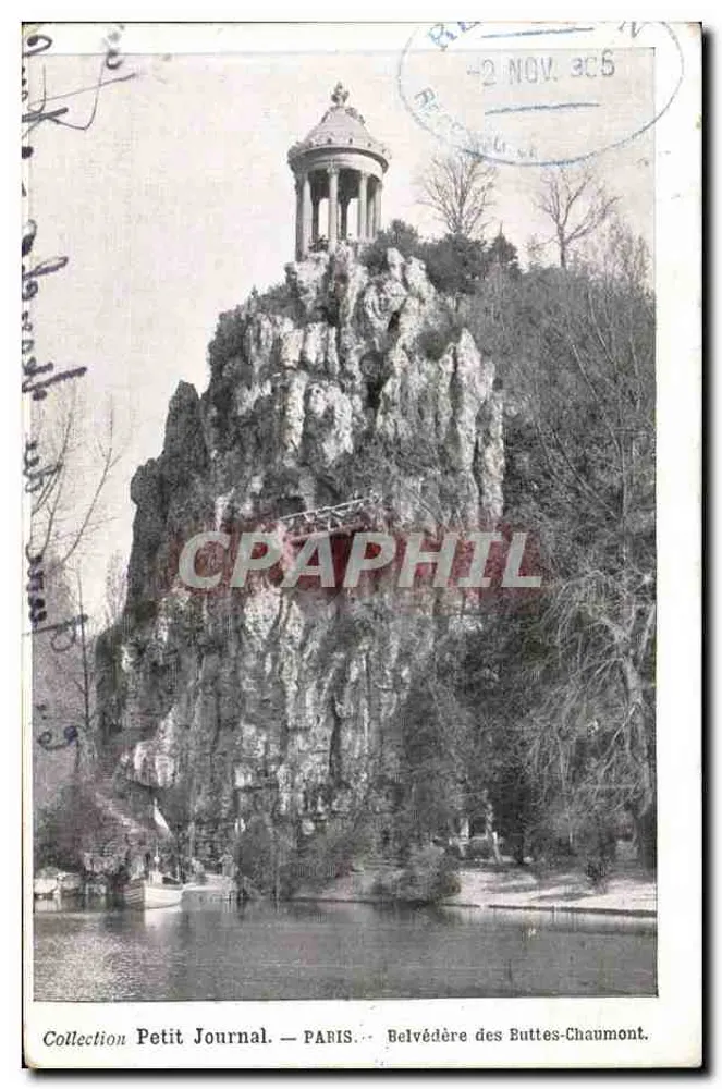 Belvédère das Buttes-Chaumont — Paris — Coleção Petit Journal - Frente