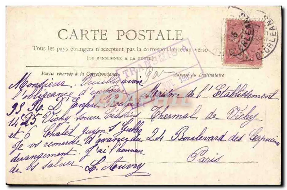 Belvédère das Buttes-Chaumont — Paris — Coleção Petit Journal - Verso