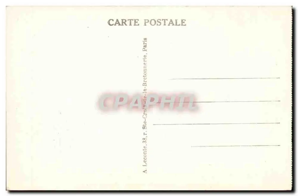 Plac Bastilli — Paryż — wydawca A. Leconte, n° 45 - Rewers