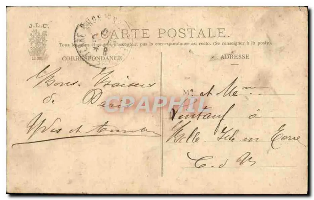Paris — O Petit Palais — Hélios, O Hospital e Jullien, Paris - Verso