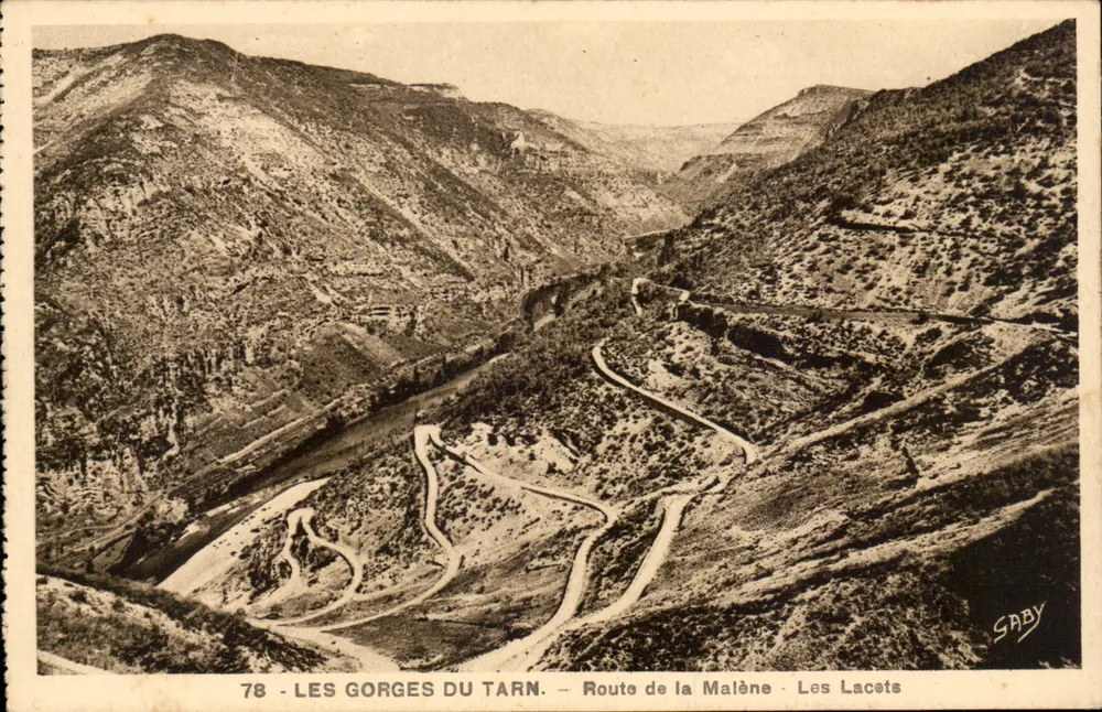 As Gorges do Tarn — Estrada da Malène - Os Curvas — Gaby - Frente