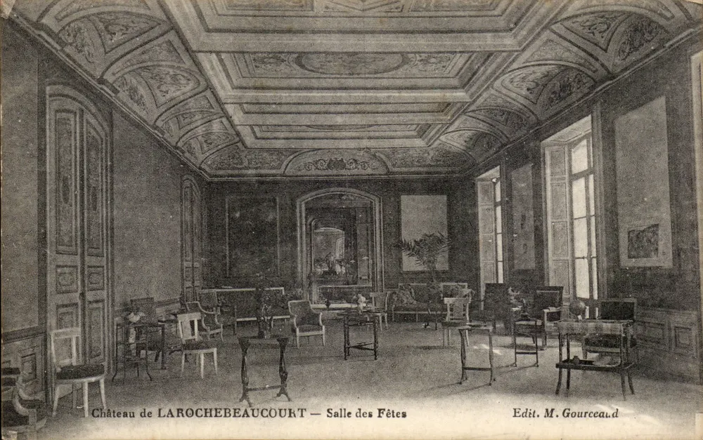 Schloss Larochebeaucourt — Saal der Feiern — Verlag: M. Gourceaud - Vorderseite