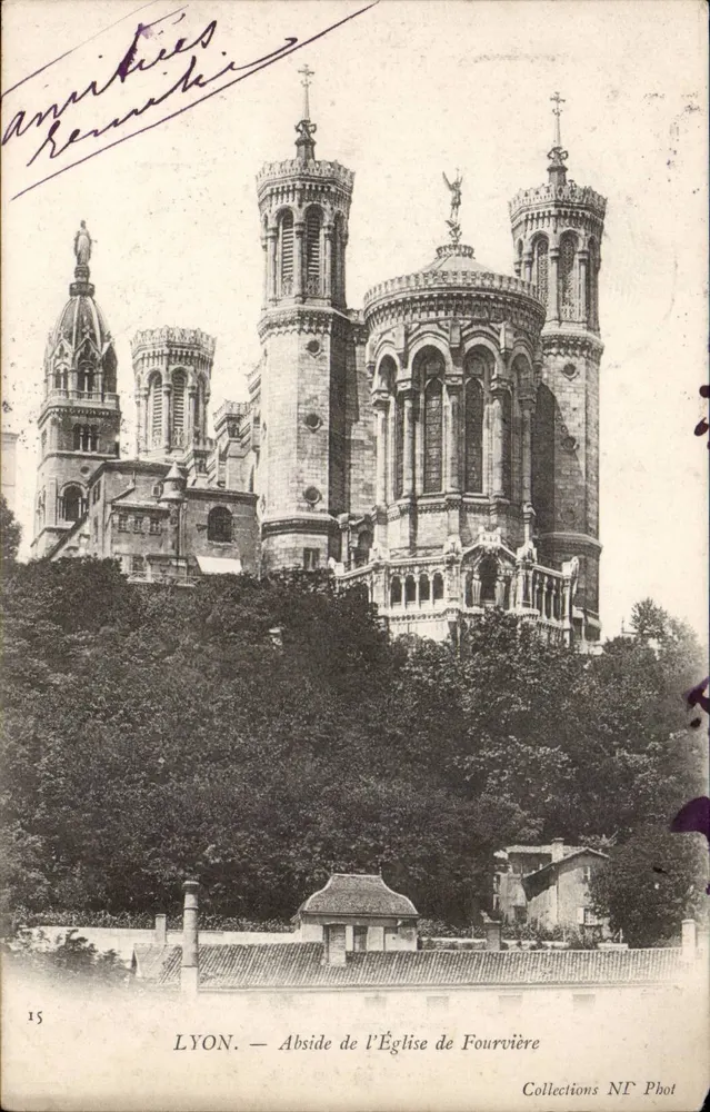 LYON — Abside da Igreja de Fourvière — Collections NF Phot - Frente