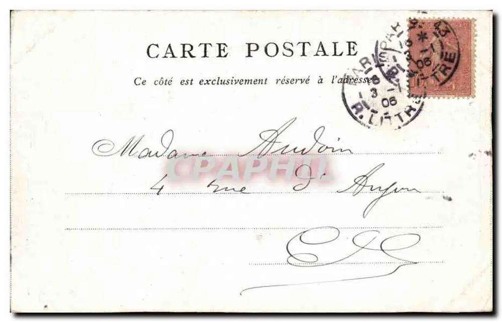 S'GERMAIN-L'AUXERROIS — Édité par le BON MARCHÉ — PARIS - Verso