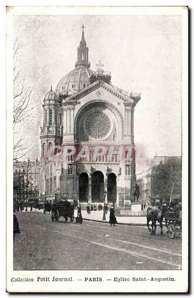 Paris — Igreja de São Agostinho — Coleção Petit Journal - Frente