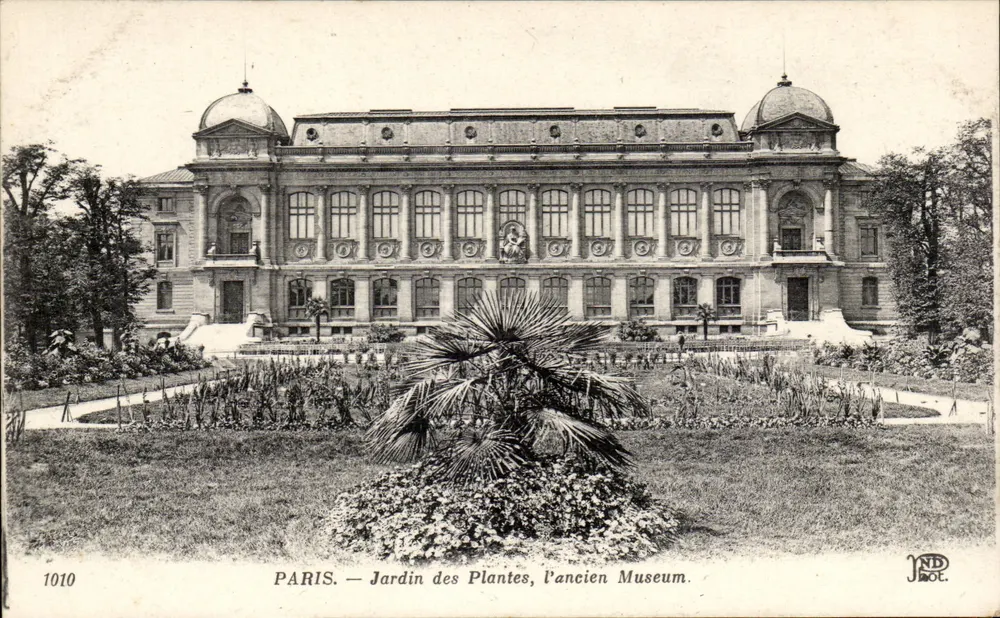 PARIS — Jardin des Plantes, das Alte Museum — JND Post. - Vorderseite