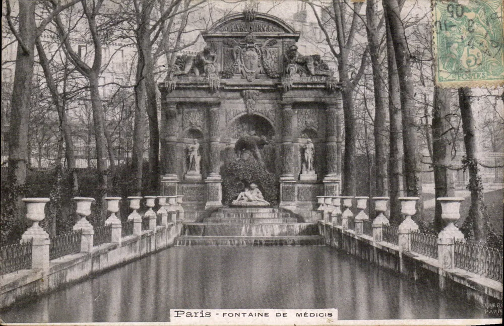 Paris - Fonte de Médicis — Stäers Paris, n° 71-2 - Frente