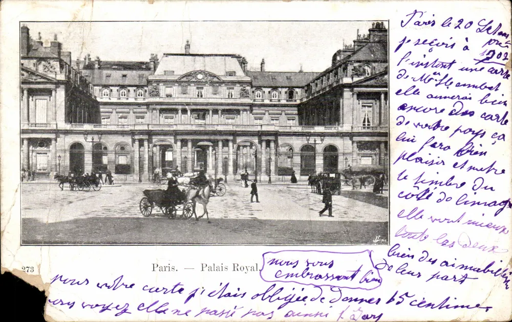 Parijs — Paleis van Justitie — Uitgever J. P. n° 273 - Voorkant