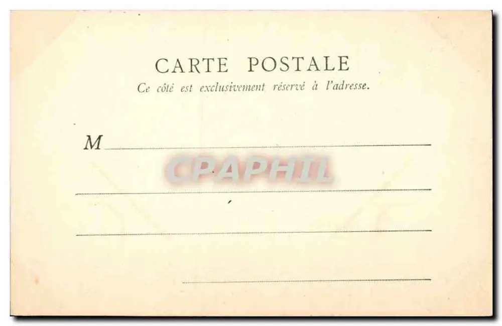 Monumento de Francis Garnier — Paris — B.F. Paris, n° 120 - Verso