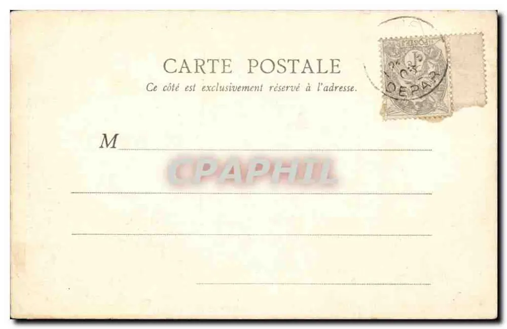 PARIS — Estátua de La Fayette — B.F. Paris 110 - Verso