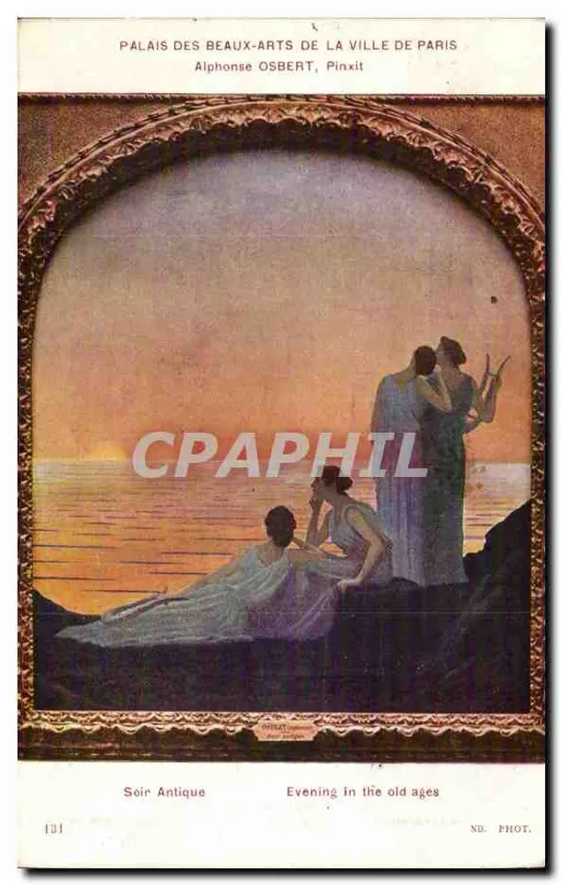 Soir Antique — Abend in den alten Zeiten — Alphonse OSBERT, Pinxit - Vorderseite
