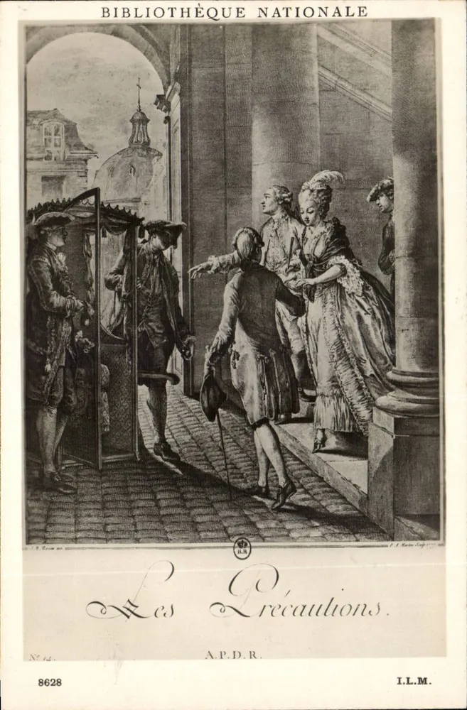 Nationalbibliothek — Die Vorsichtsmaßnahmen — A.P.D.R. und I.L.M. — Nr. 8628 - Vorderseite