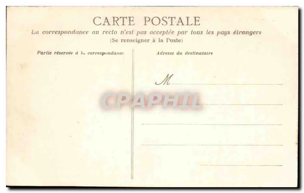 Cholet (M.-et-L.) — Toegang tot het openbaar park — Uitgave Artaud-Nozais, Nantes - Achterkant