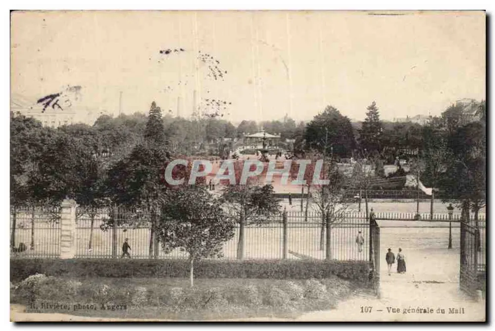Vista geral do Mail — Angers — foto Augers, n° 107 - Frente