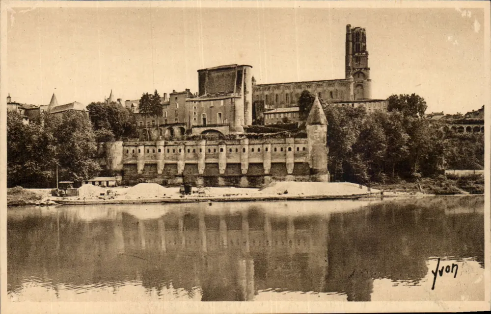 Albi (Tarn) — Das Erzbischöfliche Palast und die Kathedrale Ste-Cécile — Les Éditions d'Art Yvon, Paris - Vorderseite