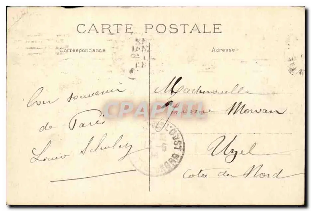 Paris - Hôtel des Invalides - Haupteingang — J.H. — n°244 - Rückseite