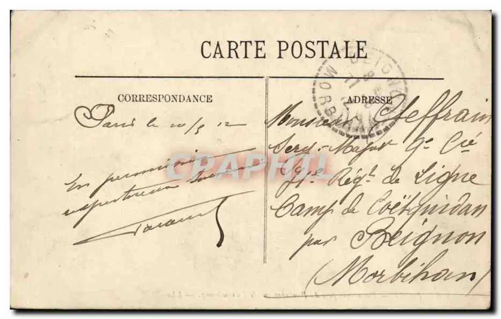 PARIS — Panorama vom Panthéon über den Luxembourg — LL. — N° 866 - Rückseite