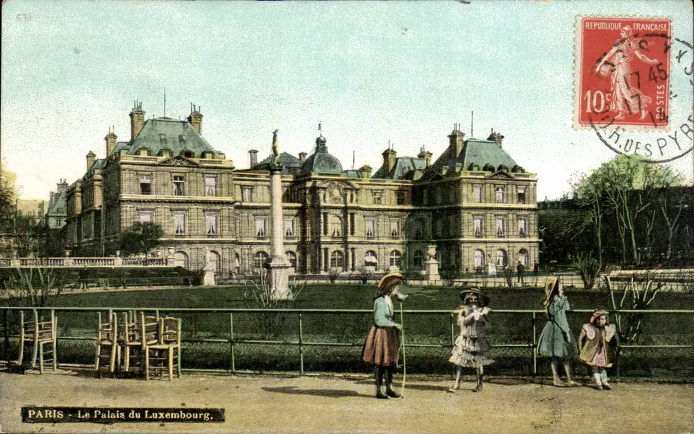 PARIS - O Palácio do Luxemburgo — editor L.V. & Cie, n° 673 - Frente