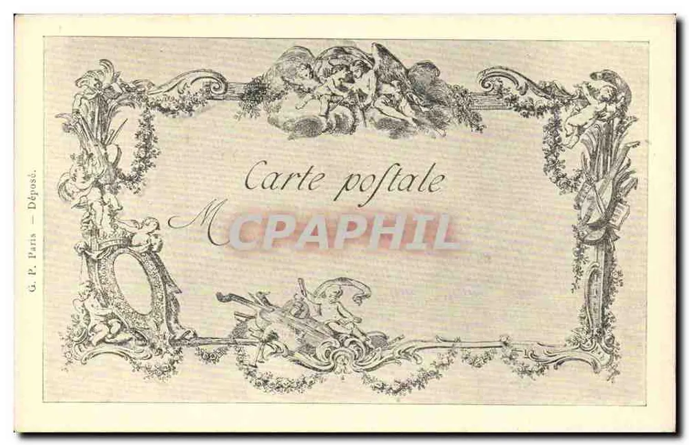 Das Spiel Verstecken Mitoulas — Die Meisterwerke der Kunst, 2. Serie, Nr. 23 — Lancret, inv. / De Larmessin, sculp. - Rückseite