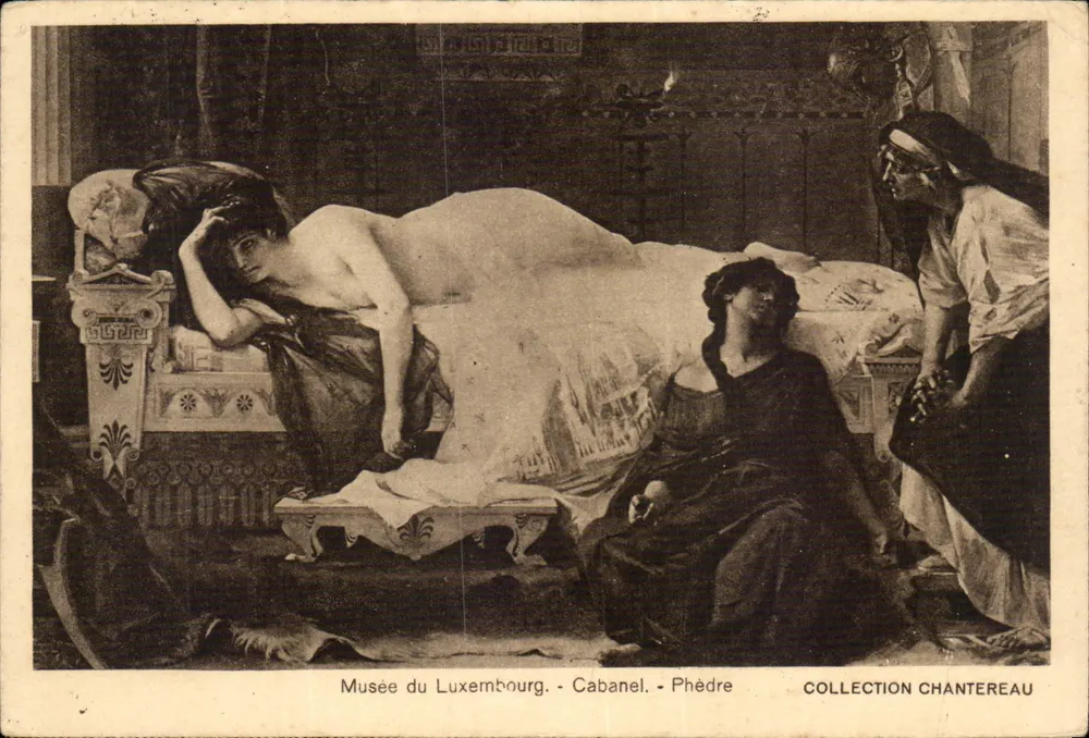 Musée du Luxembourg - Cabanel - Phèdre — Sammlung Chantereau - Vorderseite