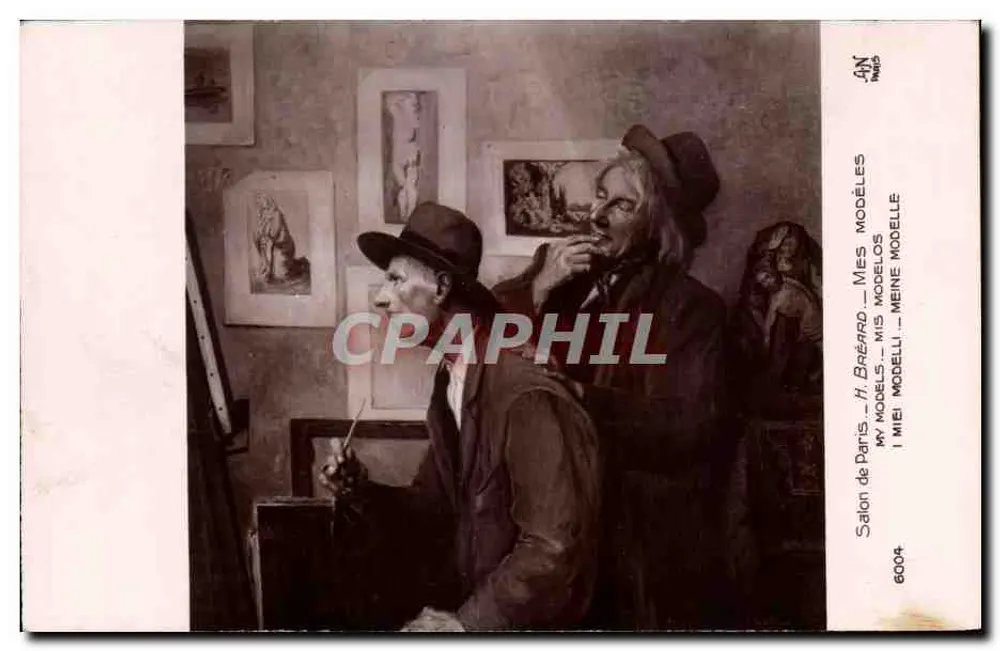 Sala de Paris — Meus Modelos — Editor AN Paris, n° 6004 - Frente