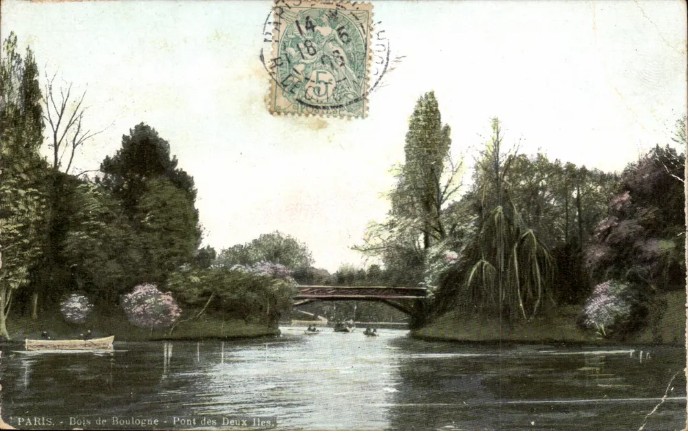 Paris - Bois de Boulogne - Pont des Deux Îles — Aqua Photo, n° 54 - Vorderseite