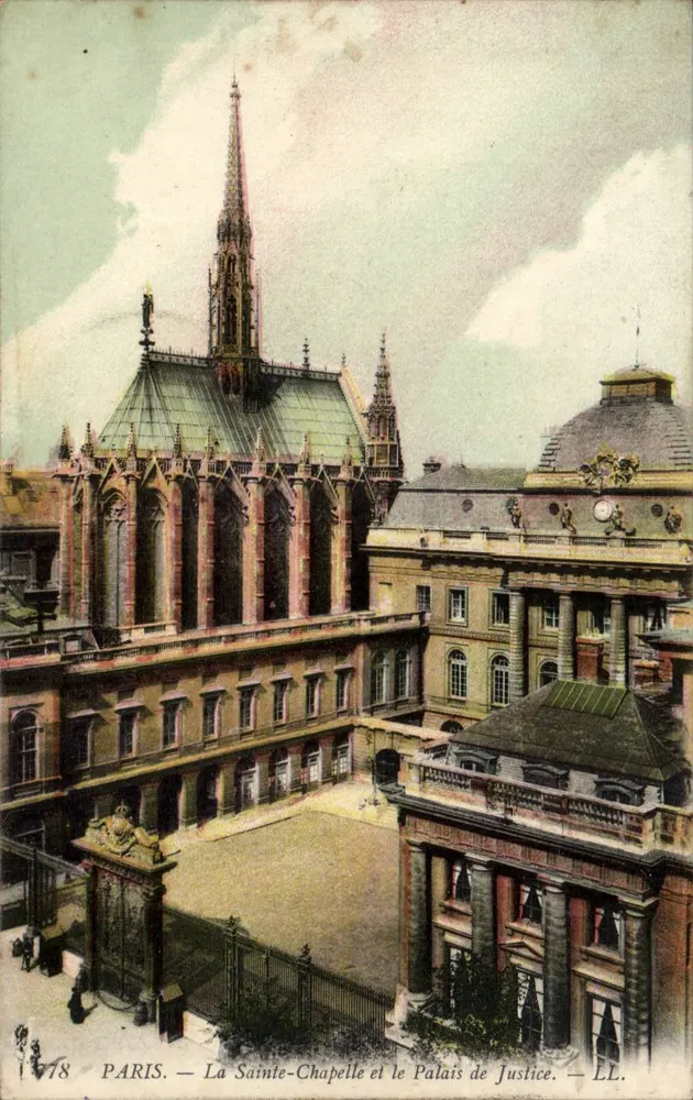 Paris — Die Sainte-Chapelle und das Palais de Justice — LL. — N° 78 - Vorderseite