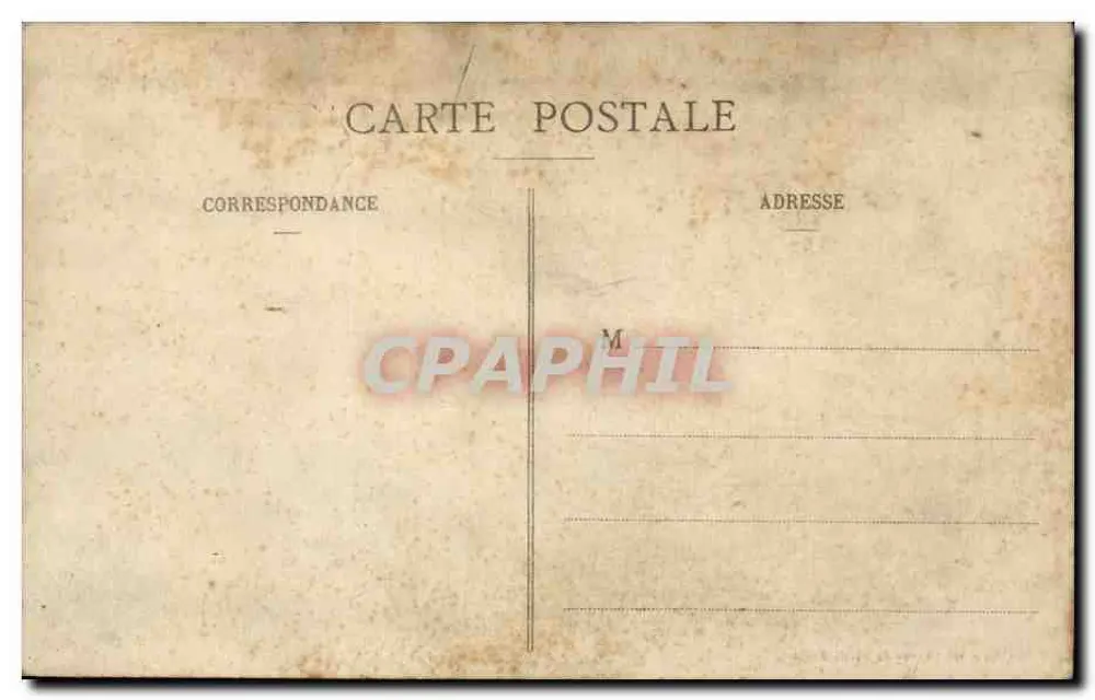 Paris - Jardin du Luxembourg - Der Bassin — Ed. L. et O., 61, rue de Rivoll, Paris - Rückseite
