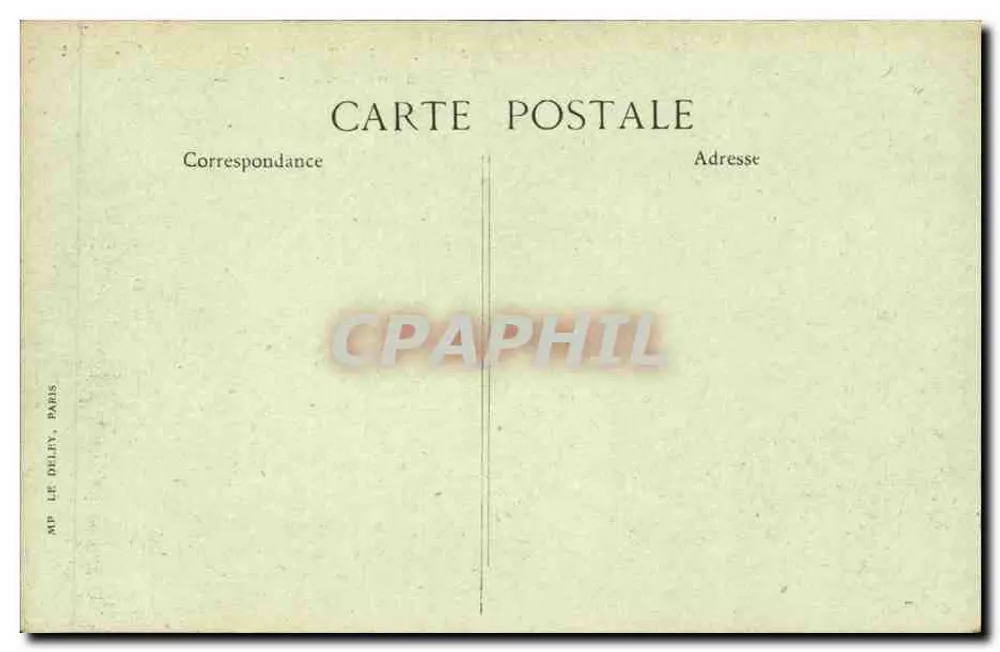 Paris - Saint-Etienne-du-Mont — Turm Clovis - Lyzeum Henri IV — Verleger MP Le Déligny, n° 4135 - Rückseite
