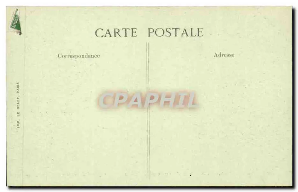 PARIS — Avenida da Ópera — Editor E.D. n°4050 - Verso