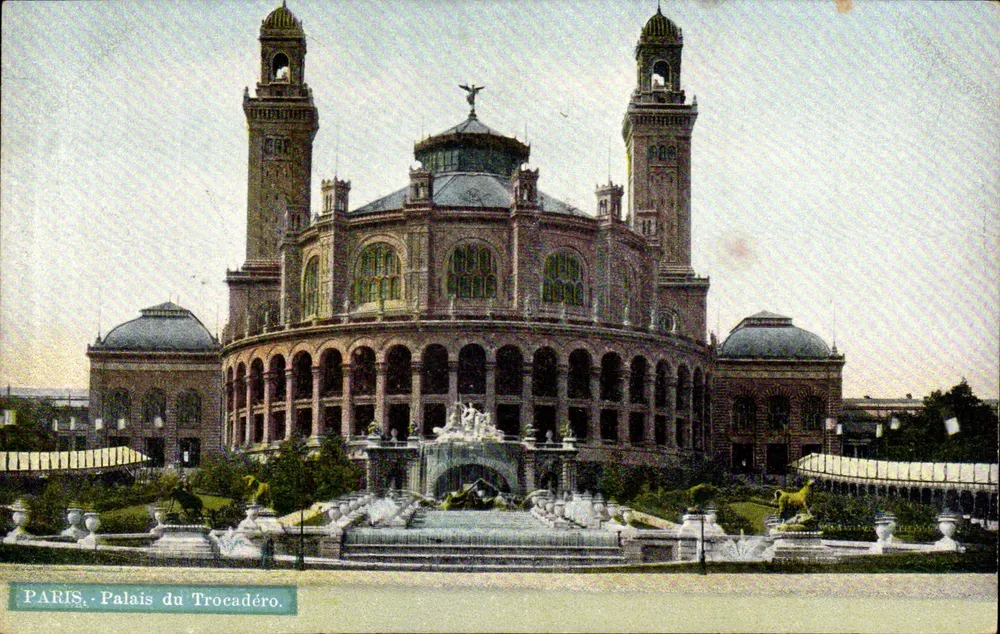 Parijs - Paleis van het Trocadéro — uitgever S. uitgever 1010 - Voorkant