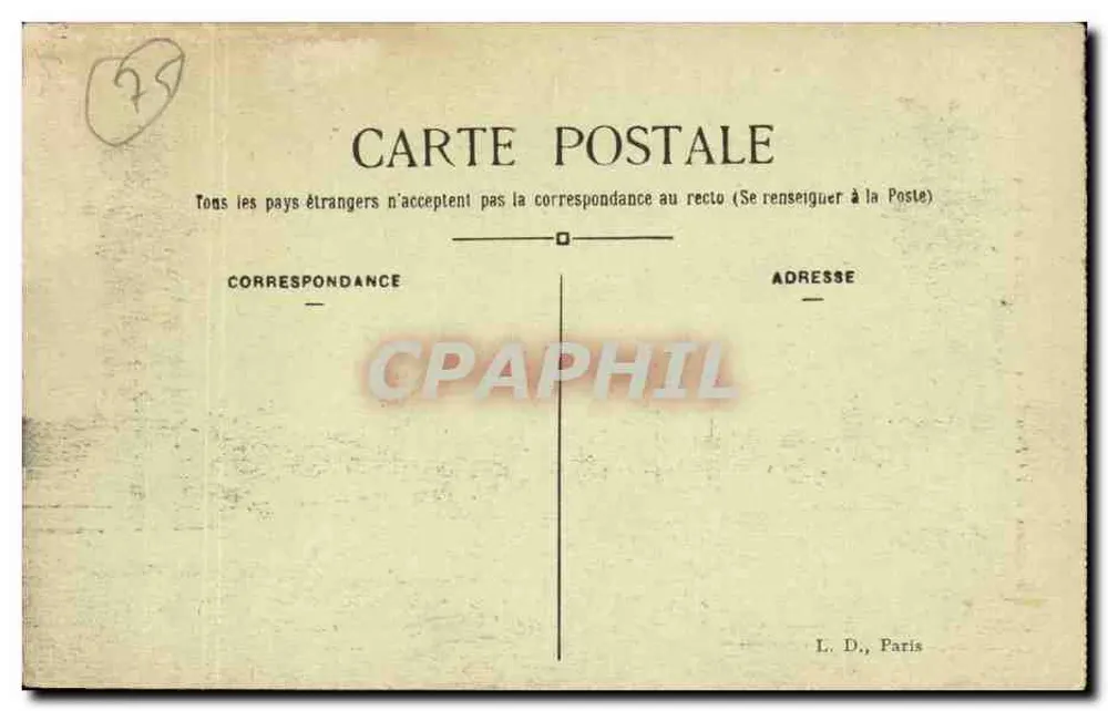 Paris — O Panteão — L. D. - Verso
