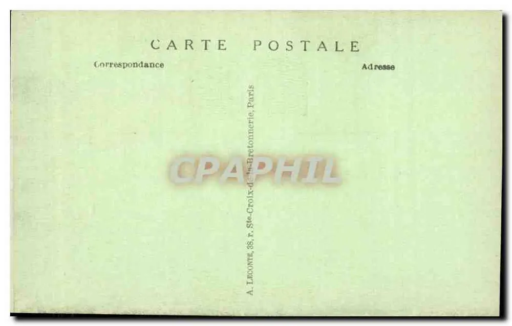 Paris — Tombeau de Napoléon — A. L. - Verso