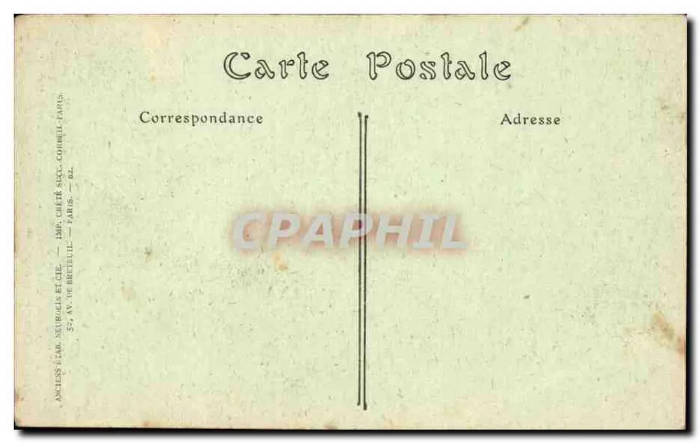 Innenansicht des Doms der Invaliden — Kapelle und Krypta — Imp. De Bruteuil, Paris - Rückseite