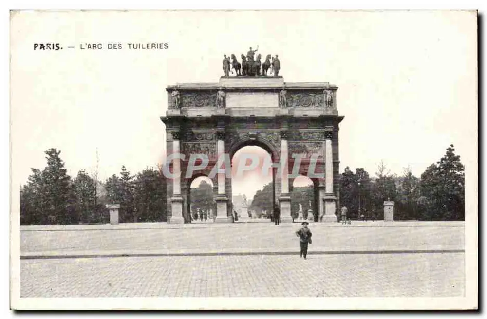 Paris — L'Arc des Tuileries — editor não identificado - Frente