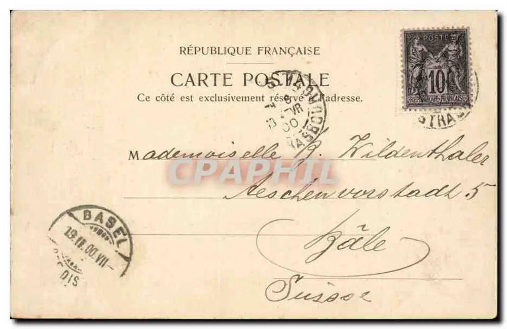 Paris — Rue de Rivoli — G. O. editor - Verso