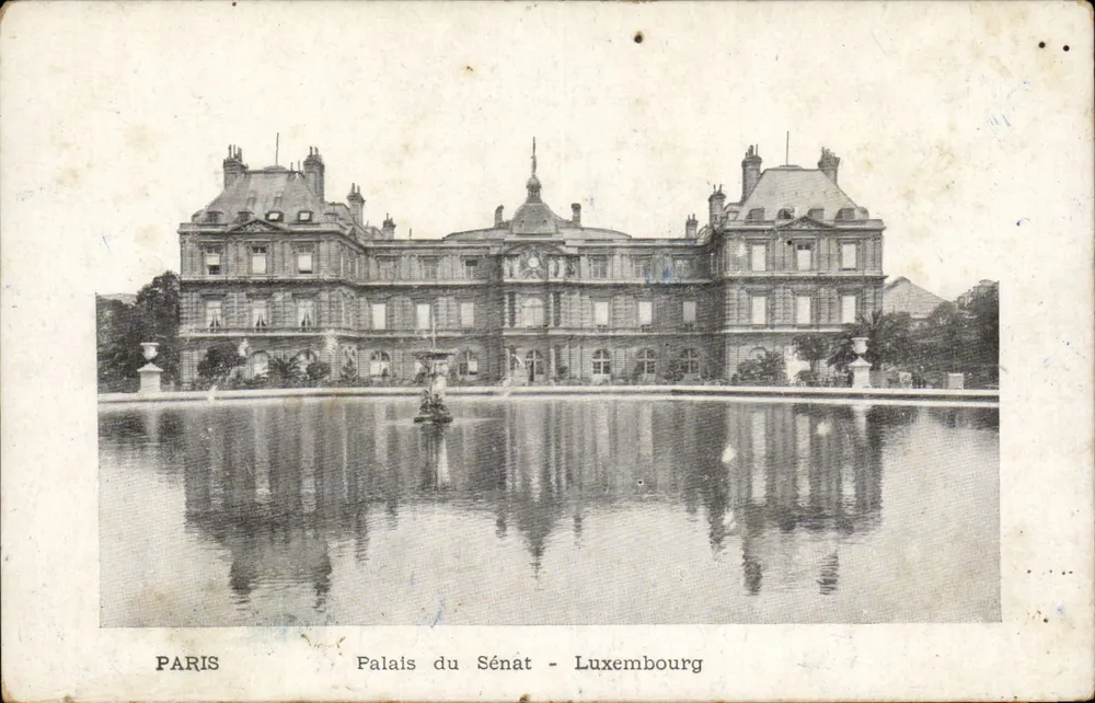 Paris - Palácio do Senado - Luxemburgo - Frente