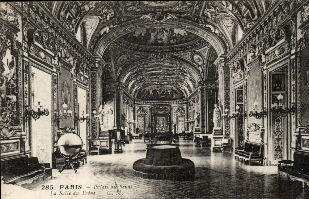 Paris — Palais du Sénat — La Salle du Trône — C. M. n°285 - Vorderseite