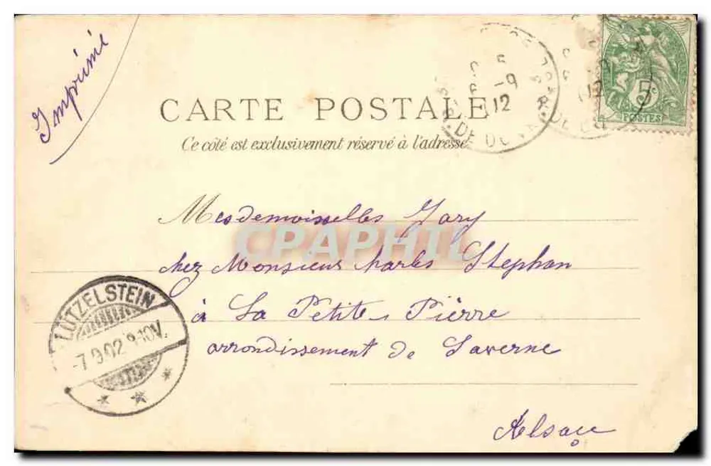 Bercy-Plage — L'ora del bagno — Collezione Hébécollard Stampa a Bercy - Verso