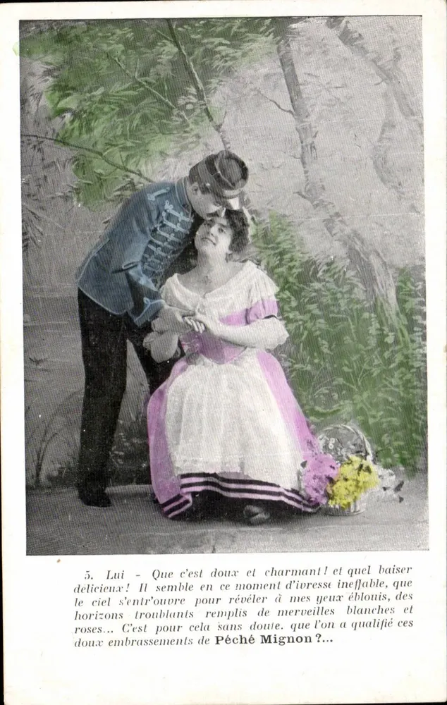 LiebesSzene — poetischer Text — Pêché Mignon? - Vorderseite