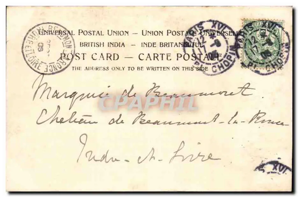 Malik-i-Maidan, Bijapur — Canhão Histórico — Chifton & Co. - Verso