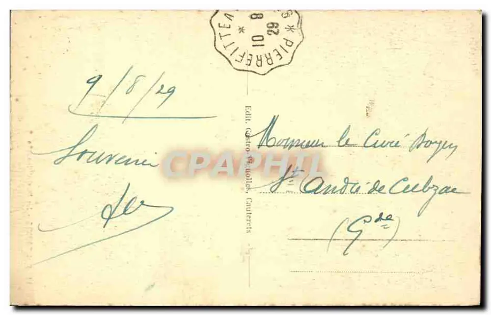 Cauterets - O Ponte da Espanha — editor G1 - Verso
