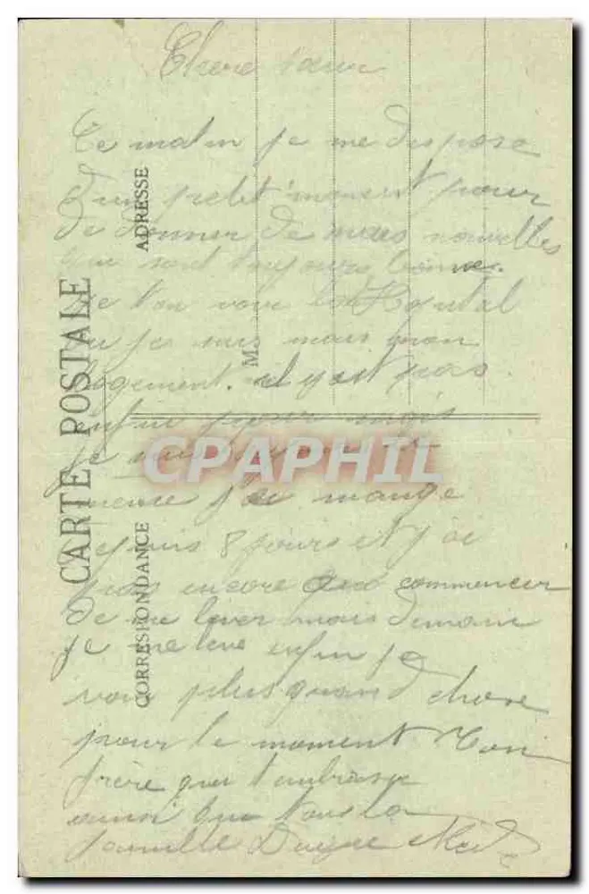 Mirecourt - Die Hofe des Krankenhauses — Yve F. Marlin, Verlag, Mirecourt - Rückseite